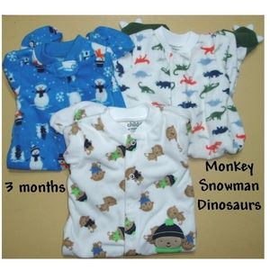 Baby Fleece Sleep Play Blanket Sleeper Footed Boys